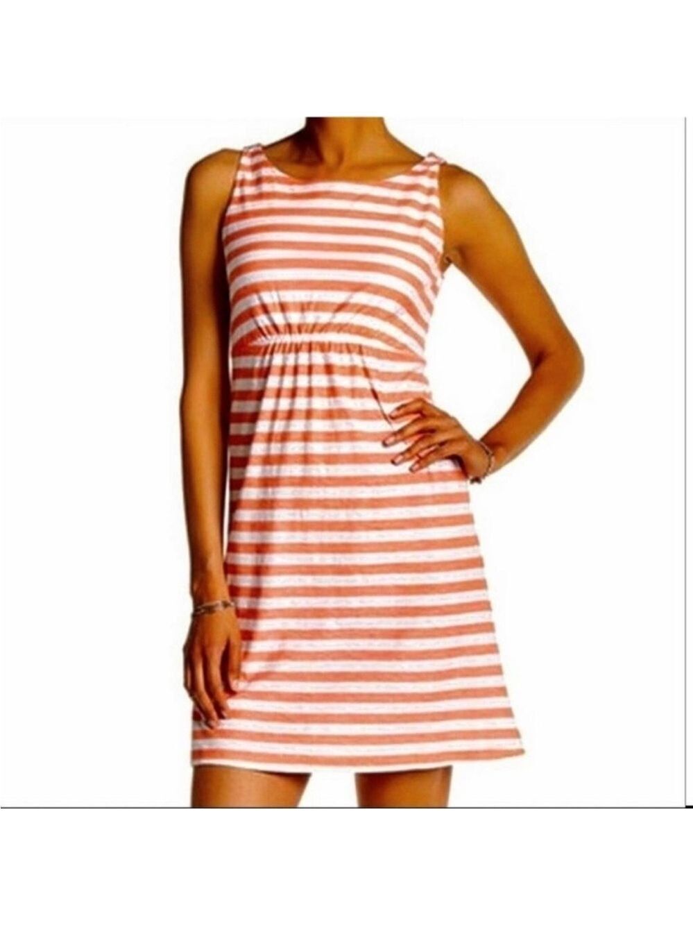 Tommy Bahama Playa Sirena Sleeveless Striped Cotton Dress, size S